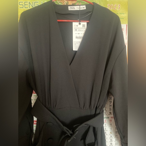 Zara belted dress NWT - Picture 8 of 9